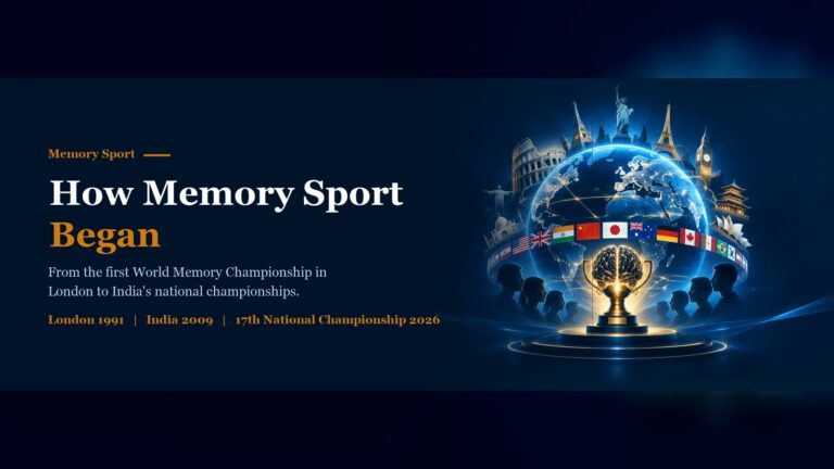 How Memory Sport Began - from the first World Memory Championship in London 1991 to India's national championships