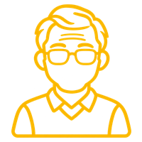Seniors age group icon