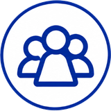 Group of people icon marking more than twenty years promoting Memory Sport in India