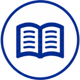 Open book icon representing the Learn stage of memory sport training