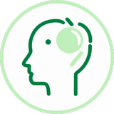 A circular icon representing meaning and understanding in learning