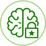 A circular icon representing how information is stored in memory