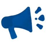 Awareness megaphone icon