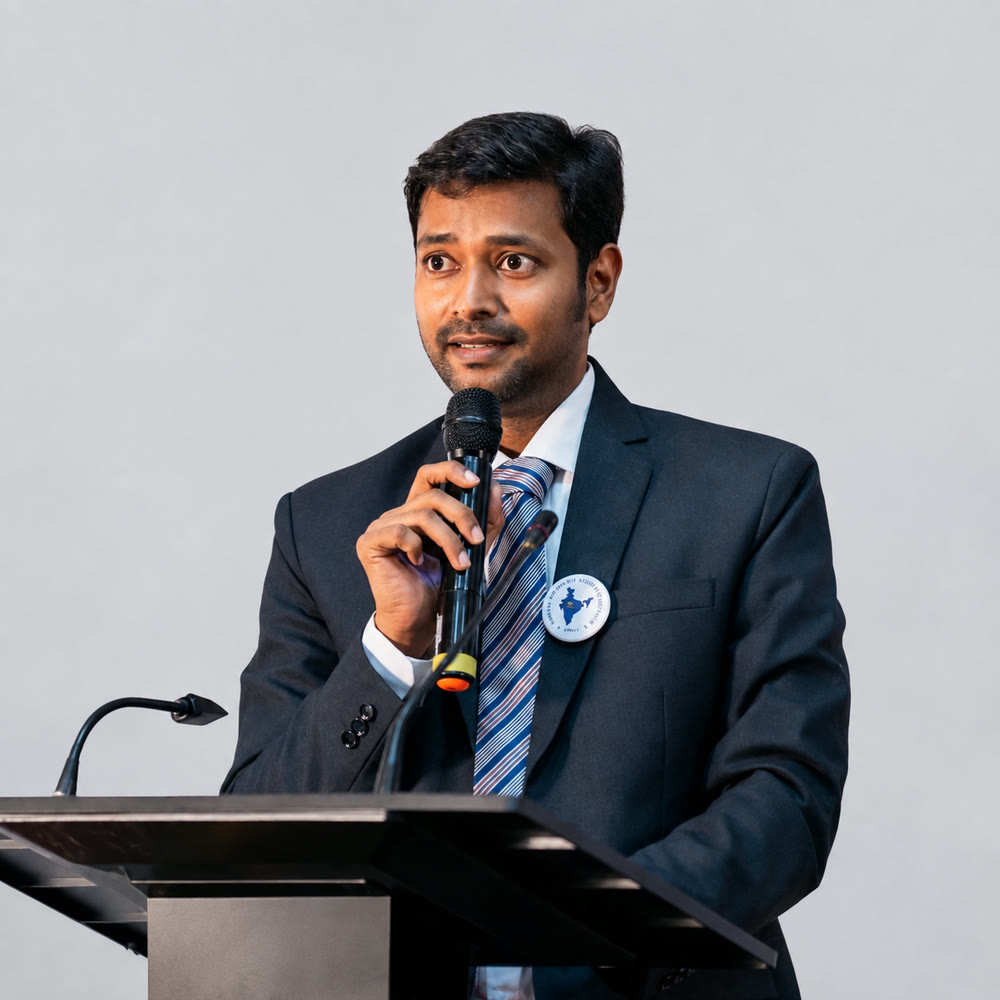 Dr. P Srinivas Kumar, Founder and Director of the Indian Memory Sports Academy
